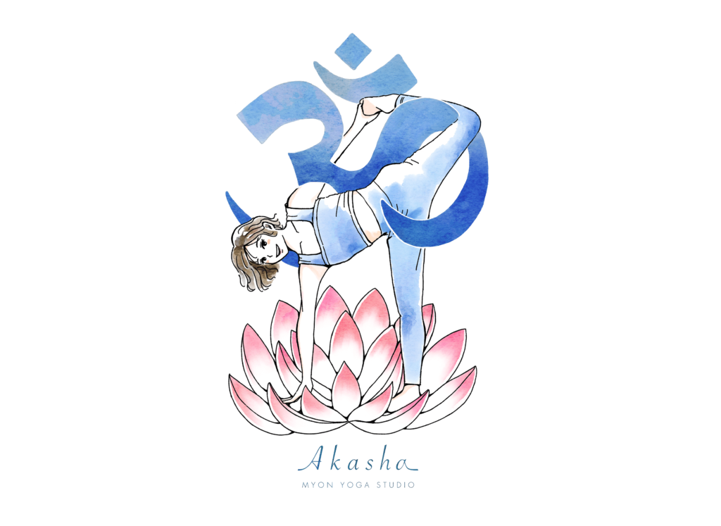 MYON YOGA STUDIO Akasha様 / 2周年記念イラスト