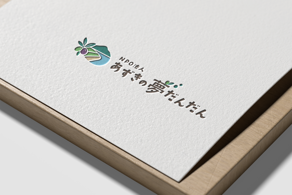  [ NPO法人あずきの夢だんだん ] 様ロゴ